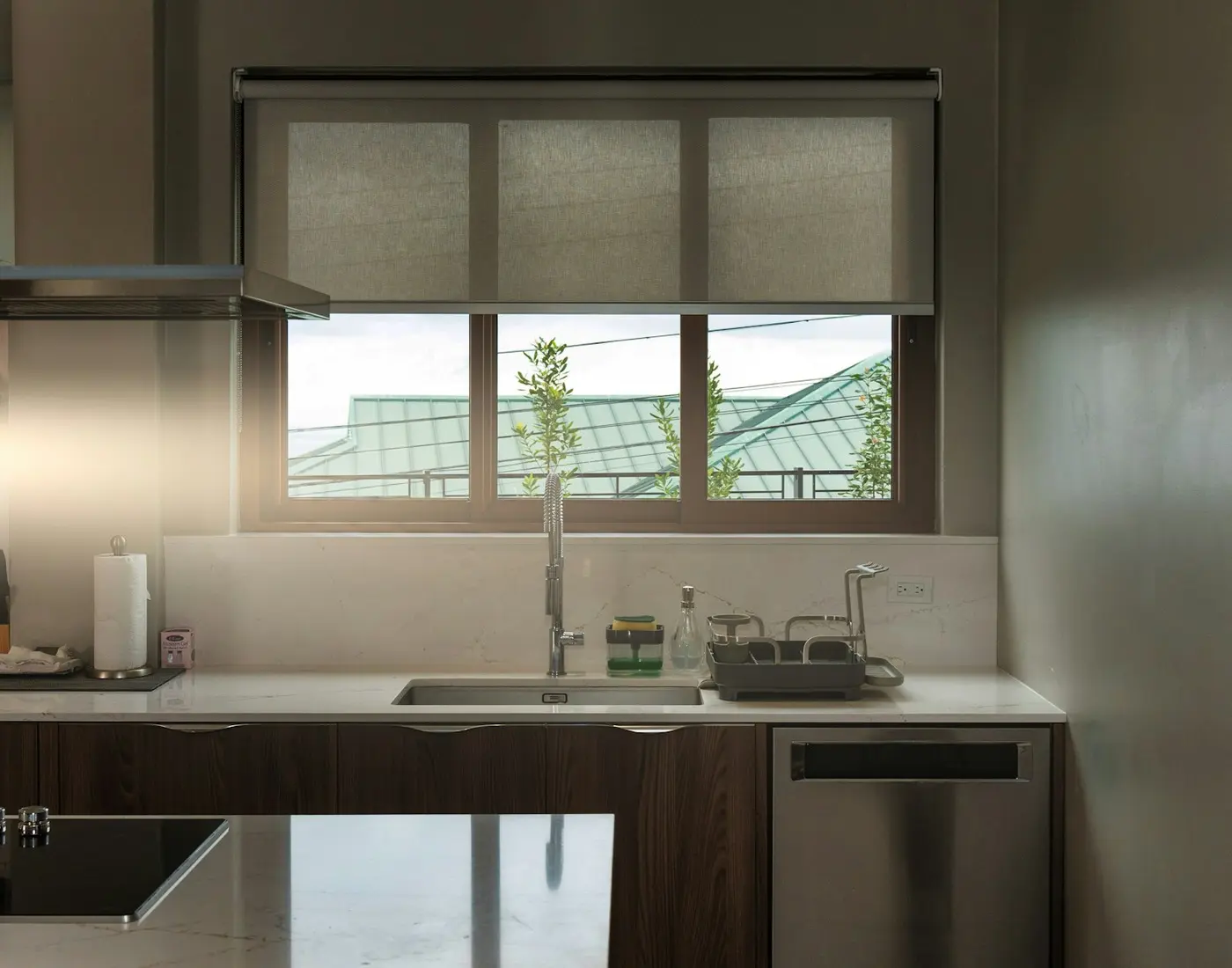 Clean and organized modern kitchen