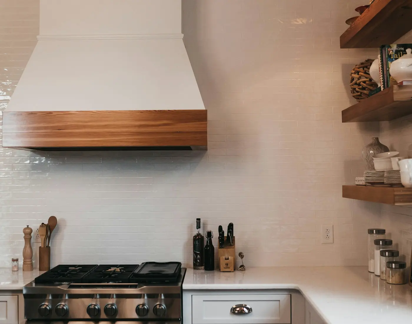 Bright, clean residential kitchen